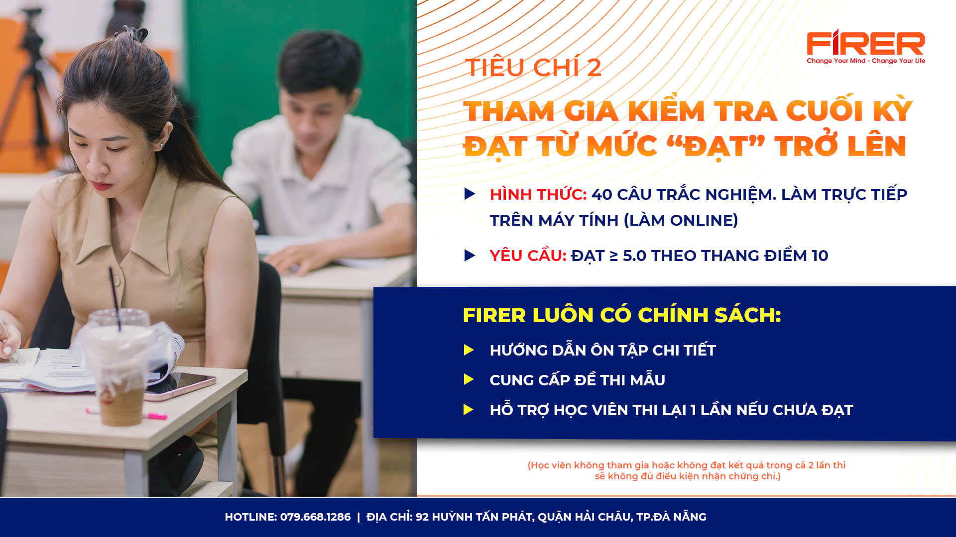 TIÊU CHÍ CẤP CHỨNG CHỈ 